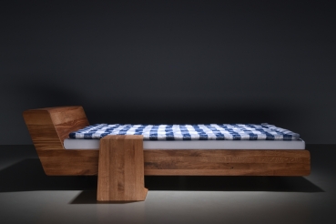 orig. LUGO I Modernes Design Bett 140x200 aus Massivholz